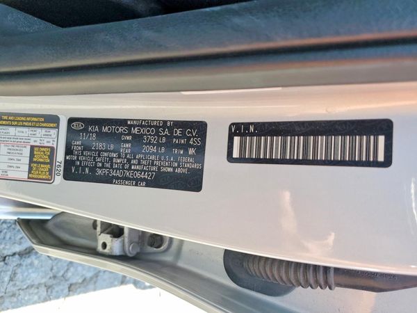 2019 KIA FORTE S/GT Line