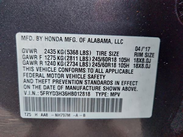 2017 ACURA MDX ADVANCE