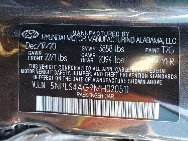 2021 HYUNDAI ELANTRA