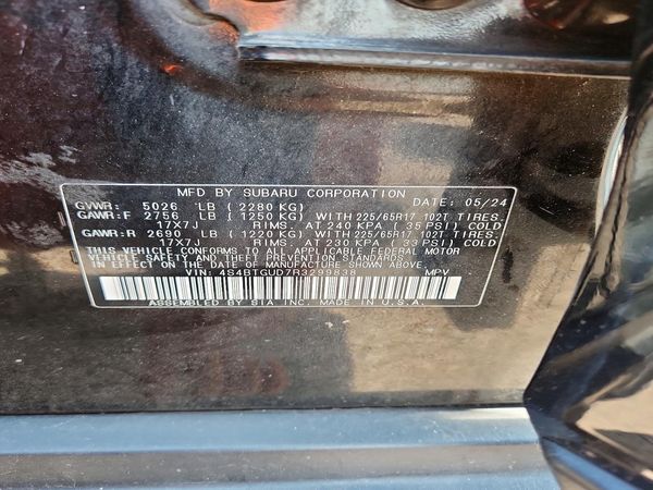 2024 SUBARU OUTBACK