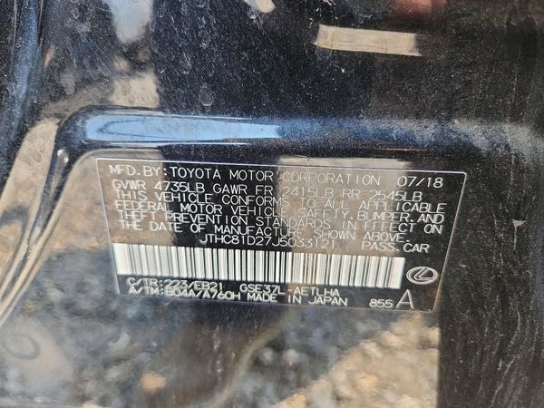 2018 LEXUS IS 300