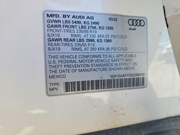 2022 AUDI Q5