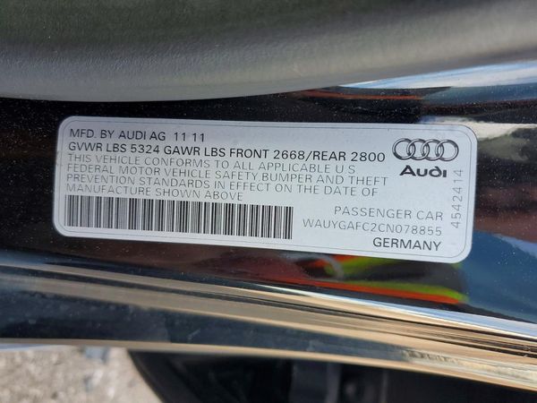 2012 AUDI A7 quattro Premium Plus
