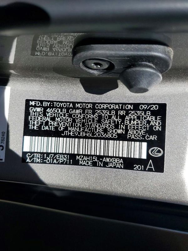 2020 LEXUS UX 250h F Sport Base