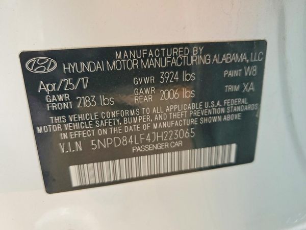 2018 HYUNDAI ELANTRA