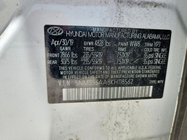 2019 HYUNDAI SANTA FE