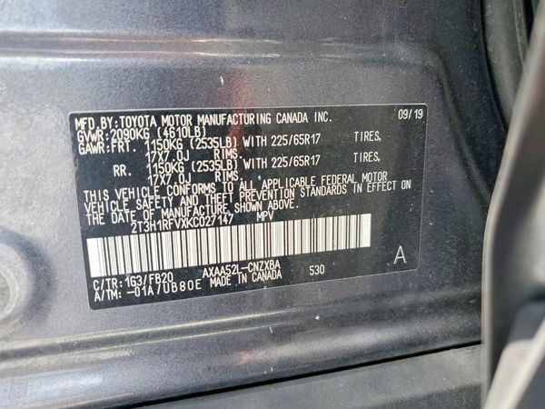 2019 TOYOTA RAV4