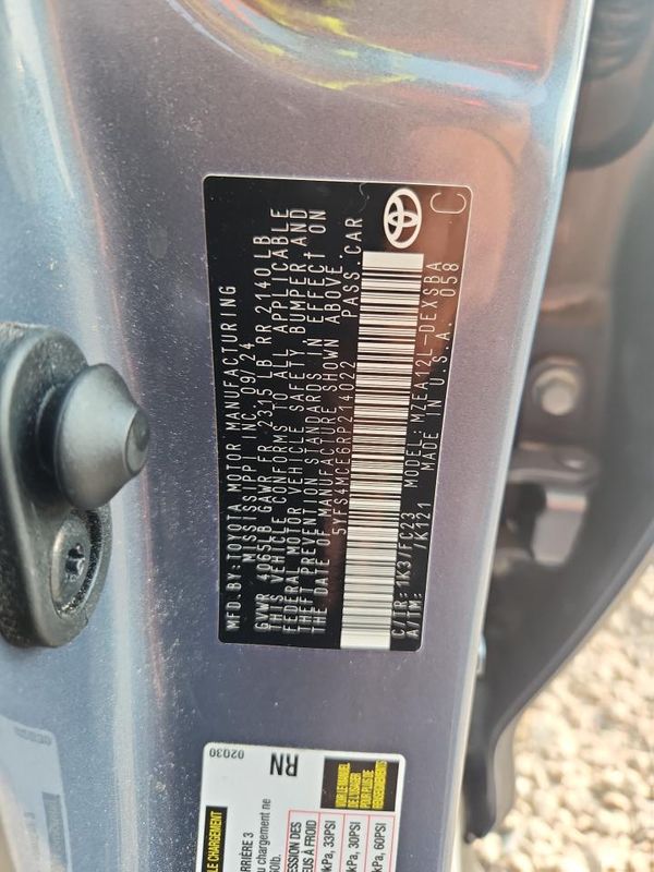 2024 TOYOTA COROLLA