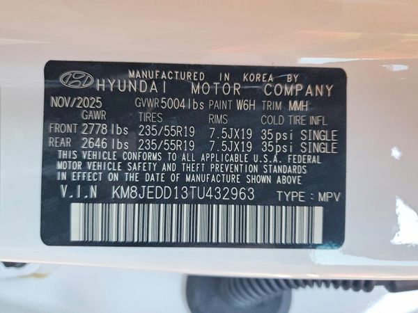 2026 HYUNDAI TUCSON HYBRID Limited, Night