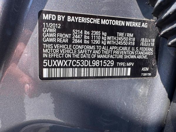 2013 BMW X3 xDrive35i