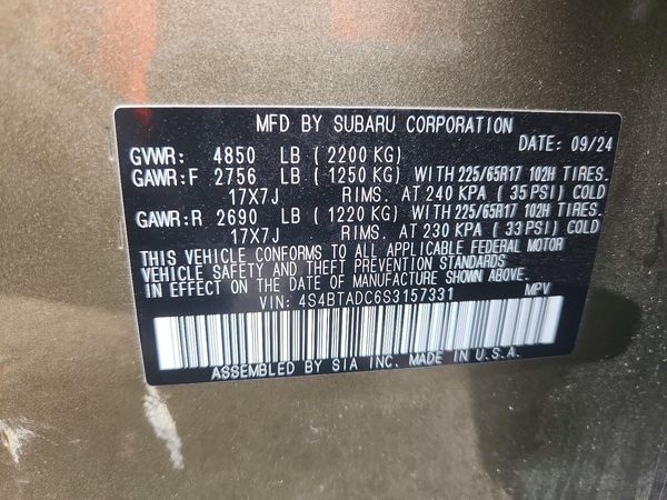 2025 SUBARU OUTBACK Premium
