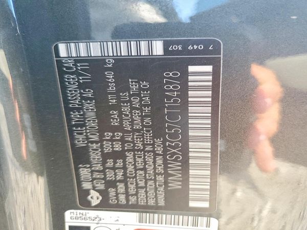 2012 MINI COOPER COUPE