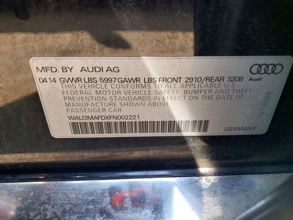 2015 AUDI A8 L