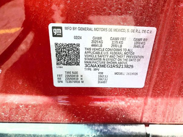 2024 CHEVROLET EQUINOX RS
