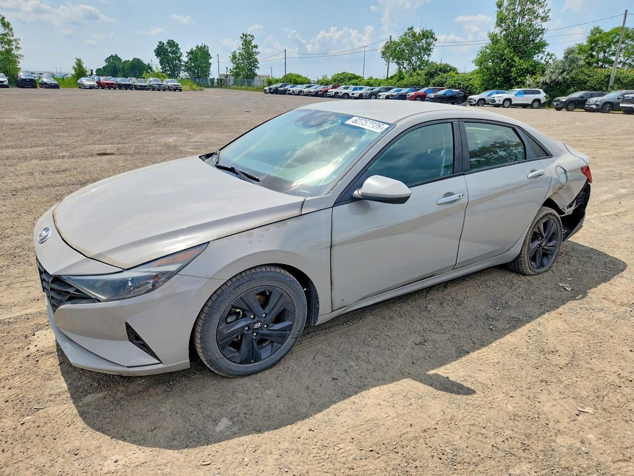 2021 HYUNDAI ELANTRA Blue