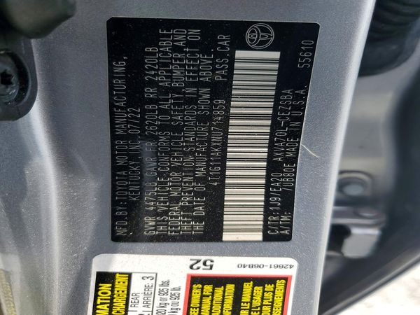 2022 TOYOTA CAMRY SE