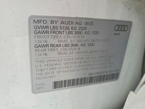2021 AUDI Q3 S Line quattro Premium