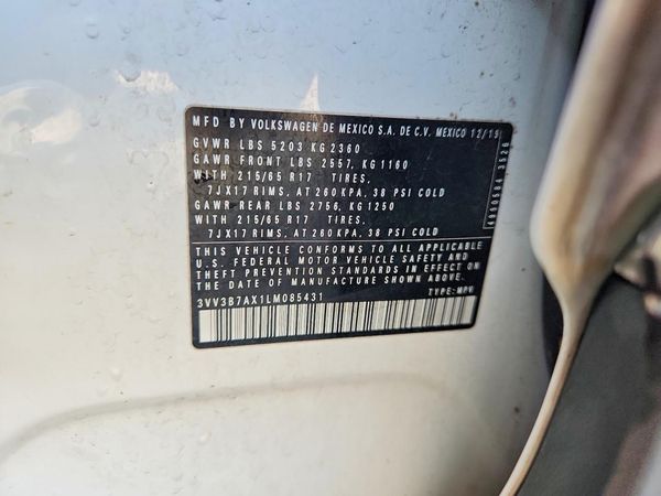 2020 VOLKSWAGEN TIGUAN SE, SEL