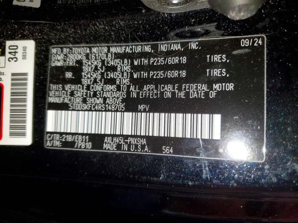 2024 TOYOTA SIENNA XSE