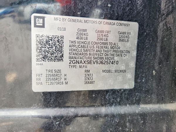 2018 CHEVROLET EQUINOX
