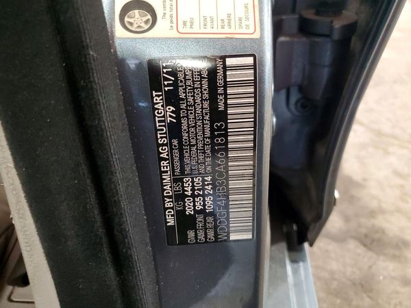 2012 MERCEDES-BENZ C C250