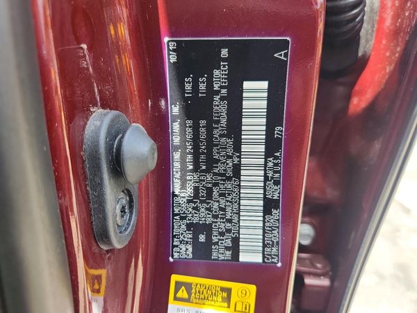 2019 TOYOTA HIGHLANDER LE