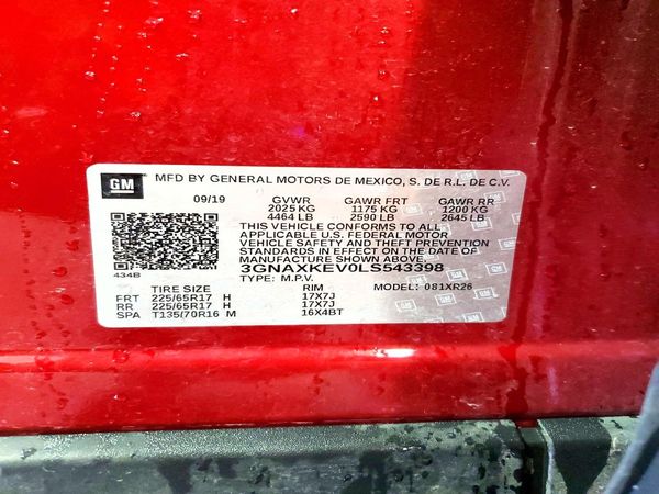 2020 CHEVROLET EQUINOX LT (1LT)