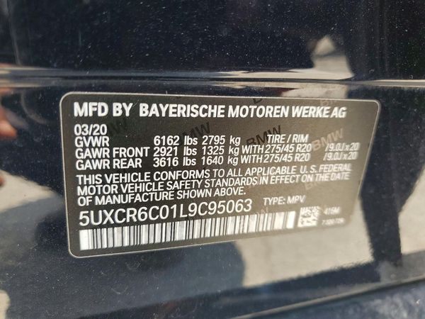 2020 BMW X5 xDrive40i