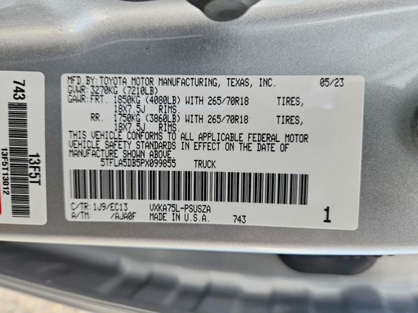 2023 TOYOTA TUNDRA