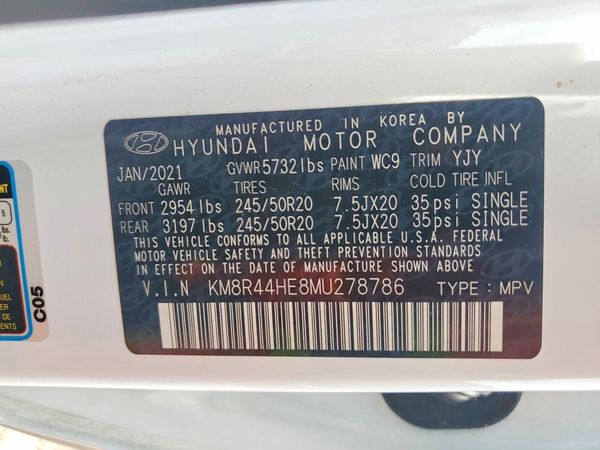 2021 HYUNDAI PALISADE SEL w/ Premium Pkg