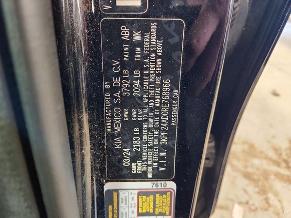 2024 KIA FORTE LX, LXS