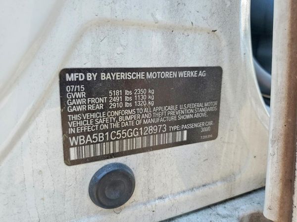 2016 BMW 535