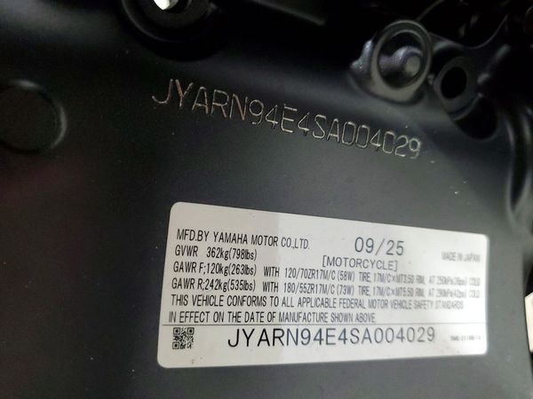 2025 YAMAHA ALL OTHER