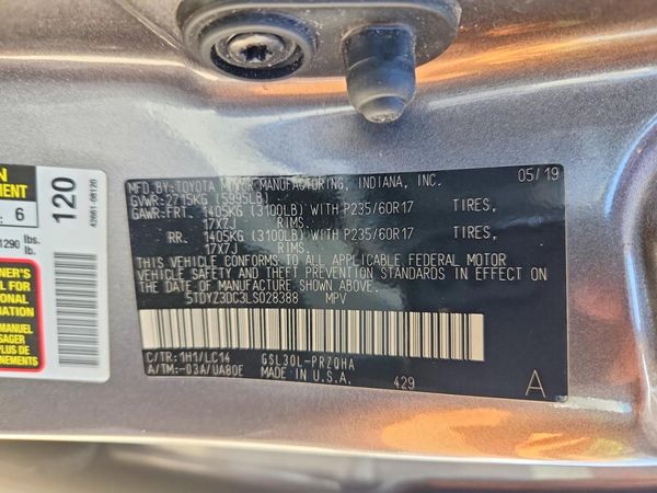2020 TOYOTA SIENNA Q grade