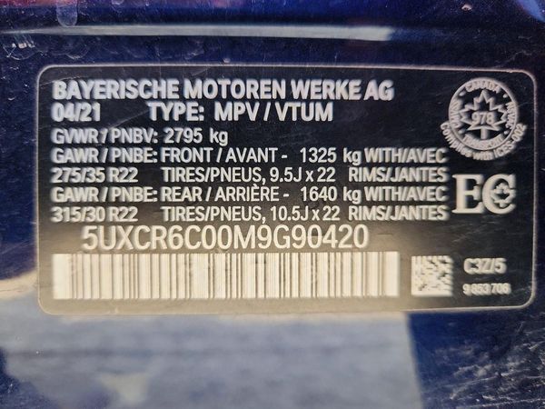 2021 BMW X5 xDrive40i