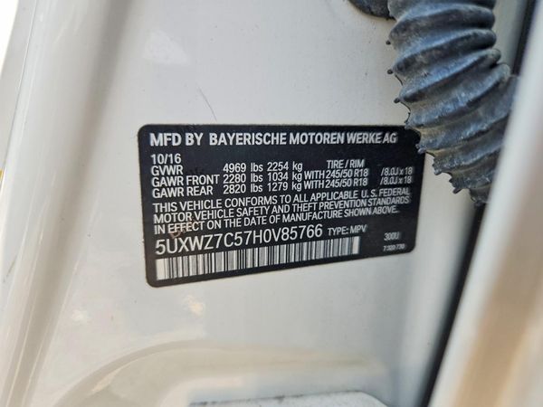 2017 BMW X3 sDrive28i