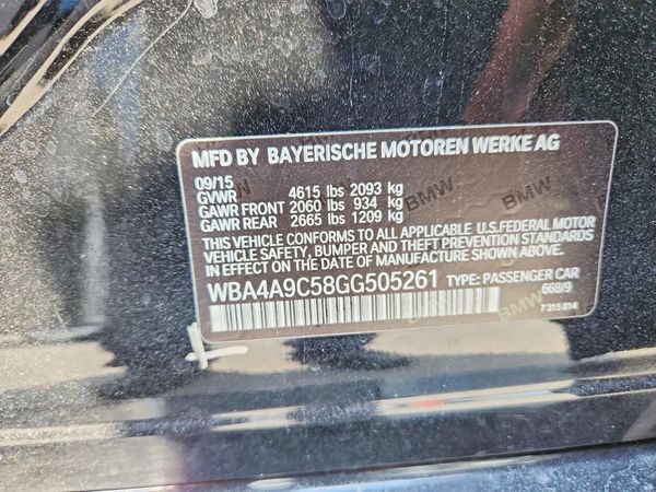 2016 BMW 428 GC