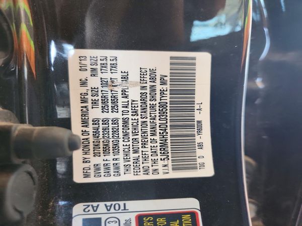 2013 HONDA CRV EX