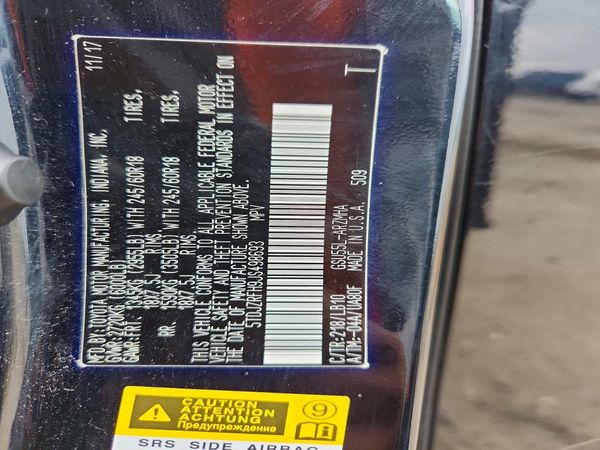 2018 TOYOTA HIGHLANDER SE/XLE
