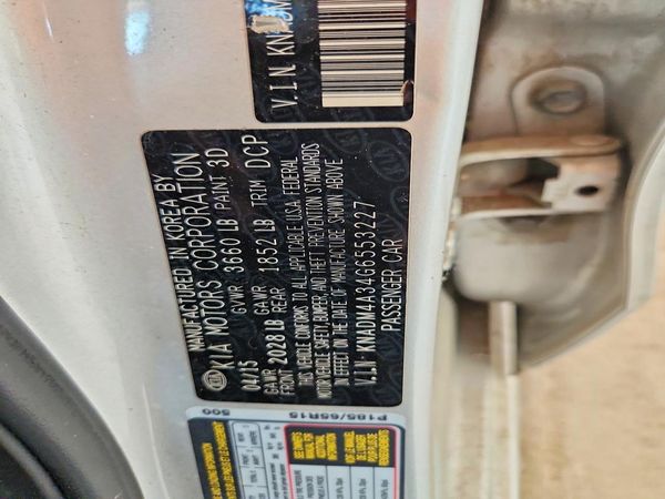 2016 KIA RIO LX A/T