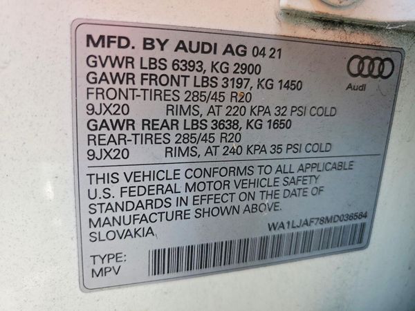 2021 AUDI Q7