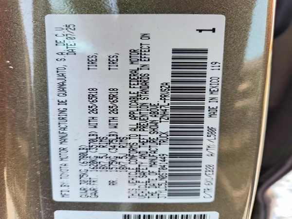 2025 TOYOTA TACOMA