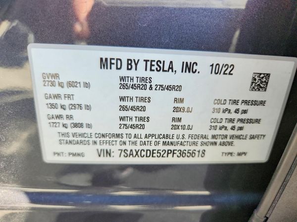 2023 TESLA MODEL X