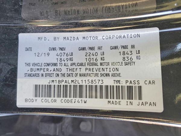 2020 MAZDA 3