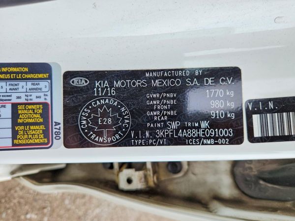 2017 KIA FORTE EX