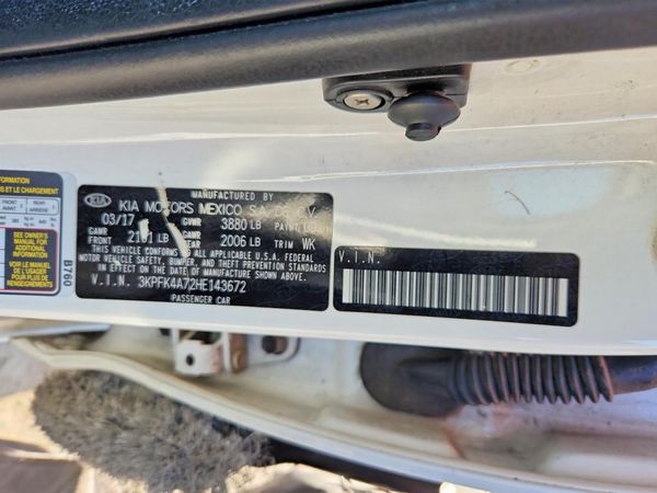2017 KIA FORTE LX Base