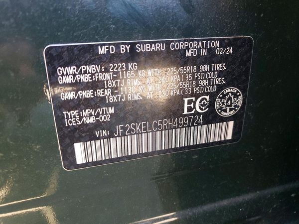 2024 SUBARU FORESTER