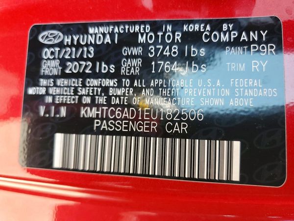 2014 HYUNDAI VELOSTER