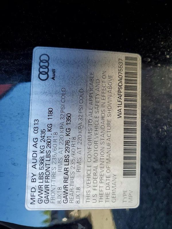 2013 AUDI Q5 Premium Plus
