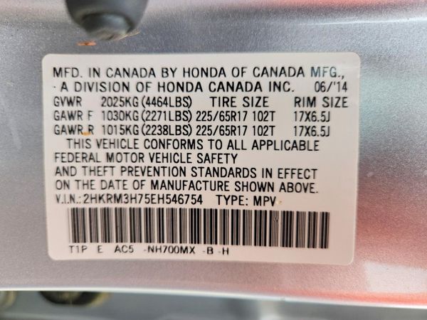 2014 HONDA CRV EX-L
